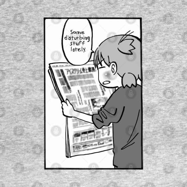 I draw that panel of yotsuba reading the news / yotsubato by mudwizard